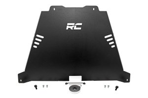 Toyota Tacoma Catalytic Converter Shield - Rough Country - Anti-Theft Skid Plate, 14-gauge Steel - '16-'23